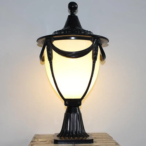 lampe de pelouse en aluminium pour jardin et couloir extérieur - vue 2 sur 7