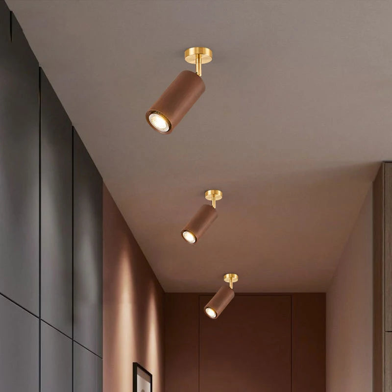 spot de plafond réglable en bois pour hôtel et magasin - vue 4 sur 13