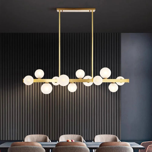 lustre Salle à manger moderne éclairage intérieur led décoratif - vue 2 sur 14