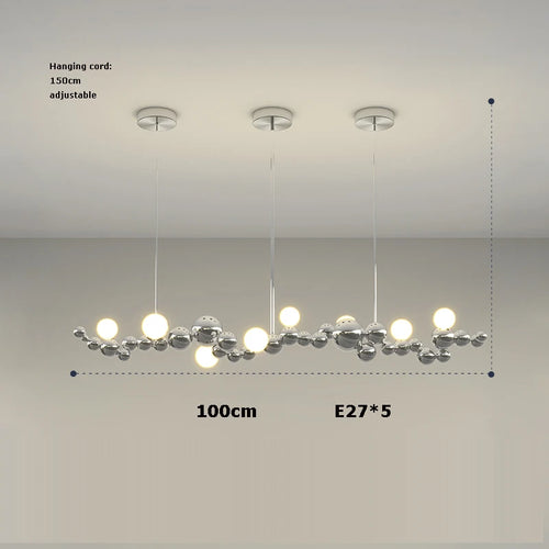 suspension led artistique à intensité variable design moderne - vue 11 sur 16