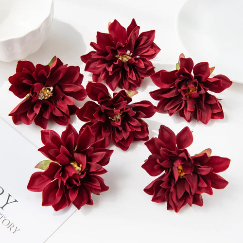 lot de 20 fleurs murales en soie pour décoration variée - vue 16 sur 15