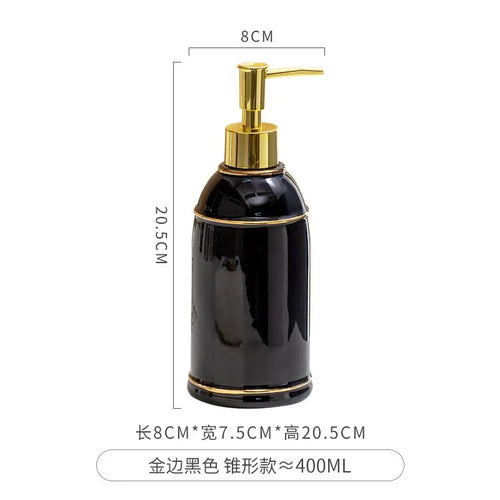 distributeur de savon céramique pour gel douche et désinfectant - vue 24 sur 30