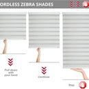 Store zébré jour nuit double couche pour salon chambre