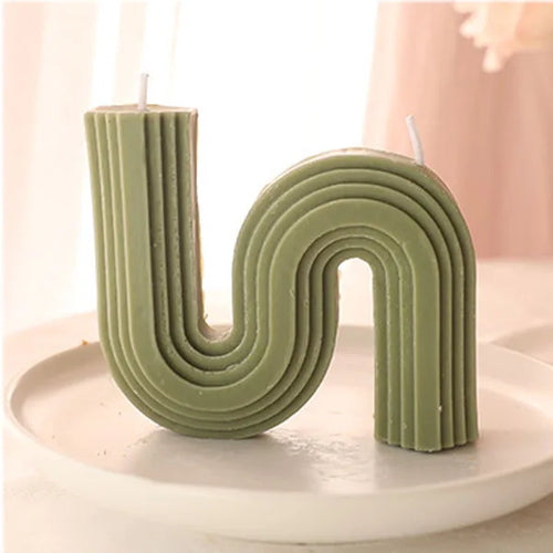 bougies parfumées géométriques en forme de u pour décoration intérieure - vue 23 sur 22