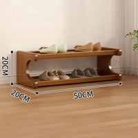 étagère à chaussures intérieure simple et peu encombrante