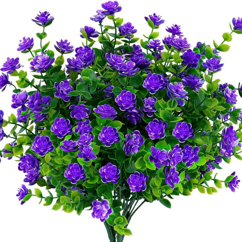 fleurs artificielles résistantes aux uv pour extérieur et jardin - vue 8 sur 12