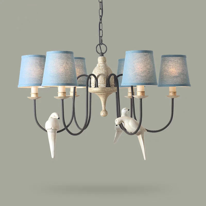 suspension vintage nordique design oiseau pour restaurant café