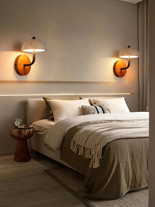 lampe de chevet simple applique murale à led ambiance naturelle - vue 4 sur 7