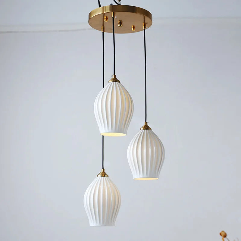 suspension en céramique design nordique créatif pour éclairage moderne - vue 10 sur 11