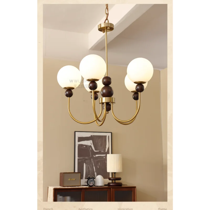 lustre médiéval français rétro lampe suspendue luminária - vue 5 sur 13