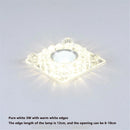 plafonnier led rgb carré en cristal pour décoration intérieure variée