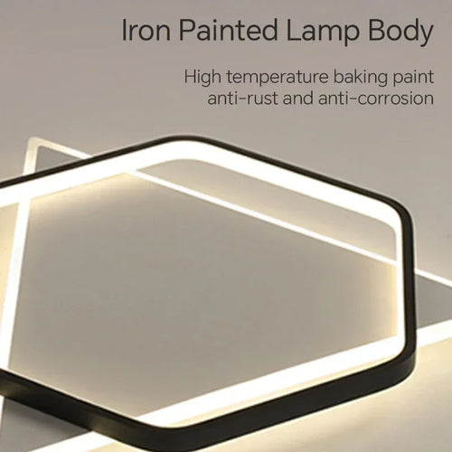 lustre moderne à leds pour intérieur de maison - vue 5 sur 12