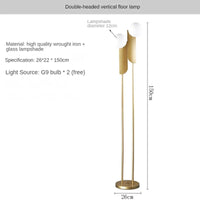 lampe boule de verre moderne double tête pour un éclairage élégant