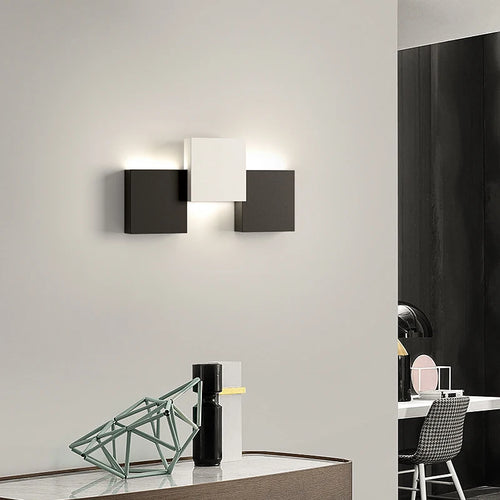 applique murale minimaliste moderne longue bande créative de luxe - vue 3 sur 9
