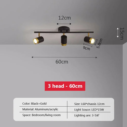 plafonnier led moderne à bande lumineuse décorative pour intérieur - vue 15 sur 21