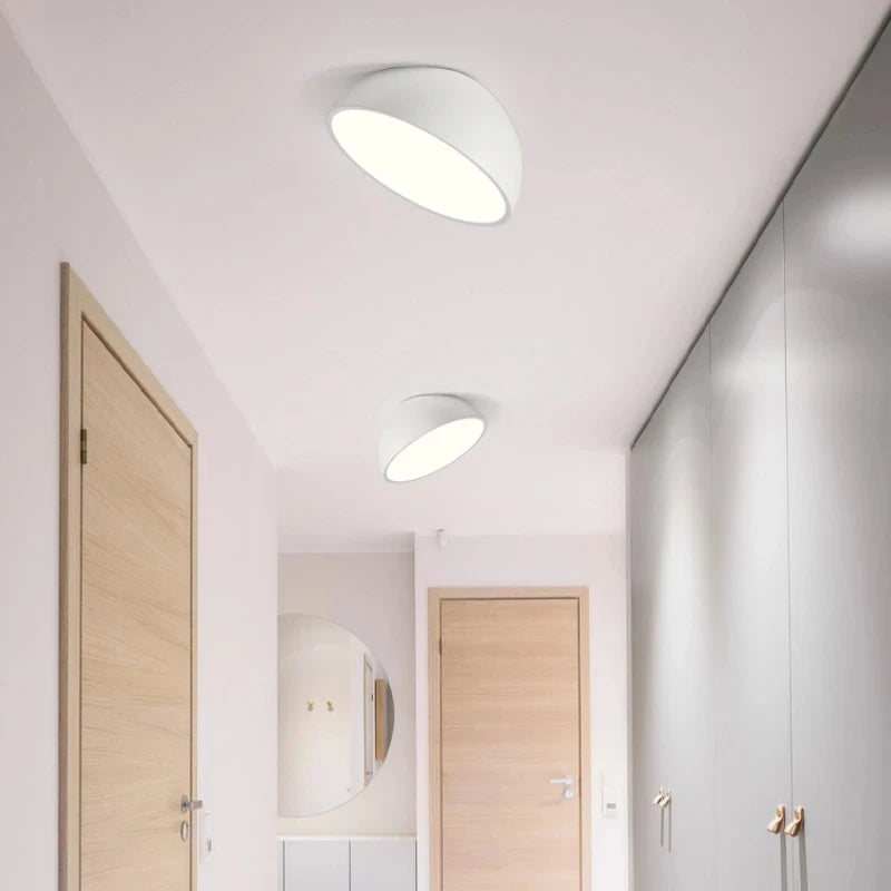 plafonnier Nordique moderne couloir escalier entrée Loft toit en pente lumières chambre étude éclairage mur télécommande LED - vue 4 sur 8