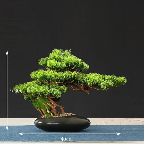 faux arbre bonsaï décoratif pour salon et aménagement paysager - vue 22 sur 36