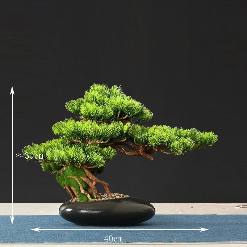 faux arbre bonsaï décoratif pour salon et aménagement paysager - vue 21 sur 36