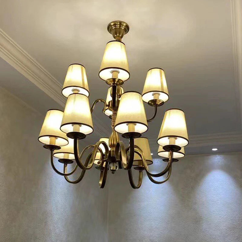 Lustre de luxe classique - vue 3 sur 15