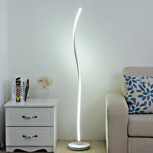 lampadaire led moderne nordique gel de silice simple - vue 2 sur 6