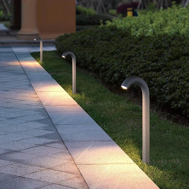 lampe à poser moderne en aluminium pour jardin extérieur étanche - vue 2 sur 10