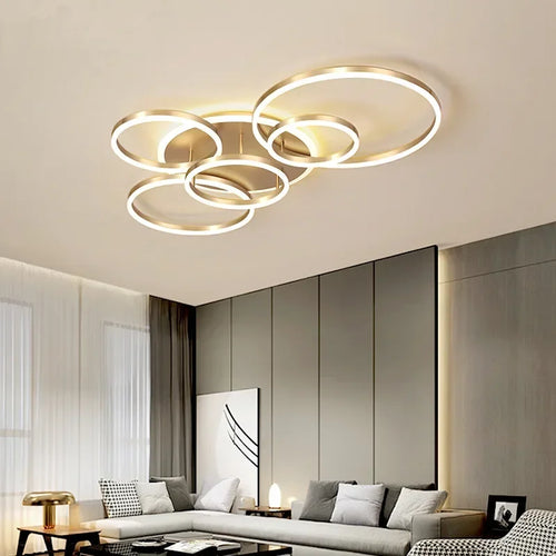 lustre led nordique réglable design maison éclairage luminaire - vue 4 sur 18