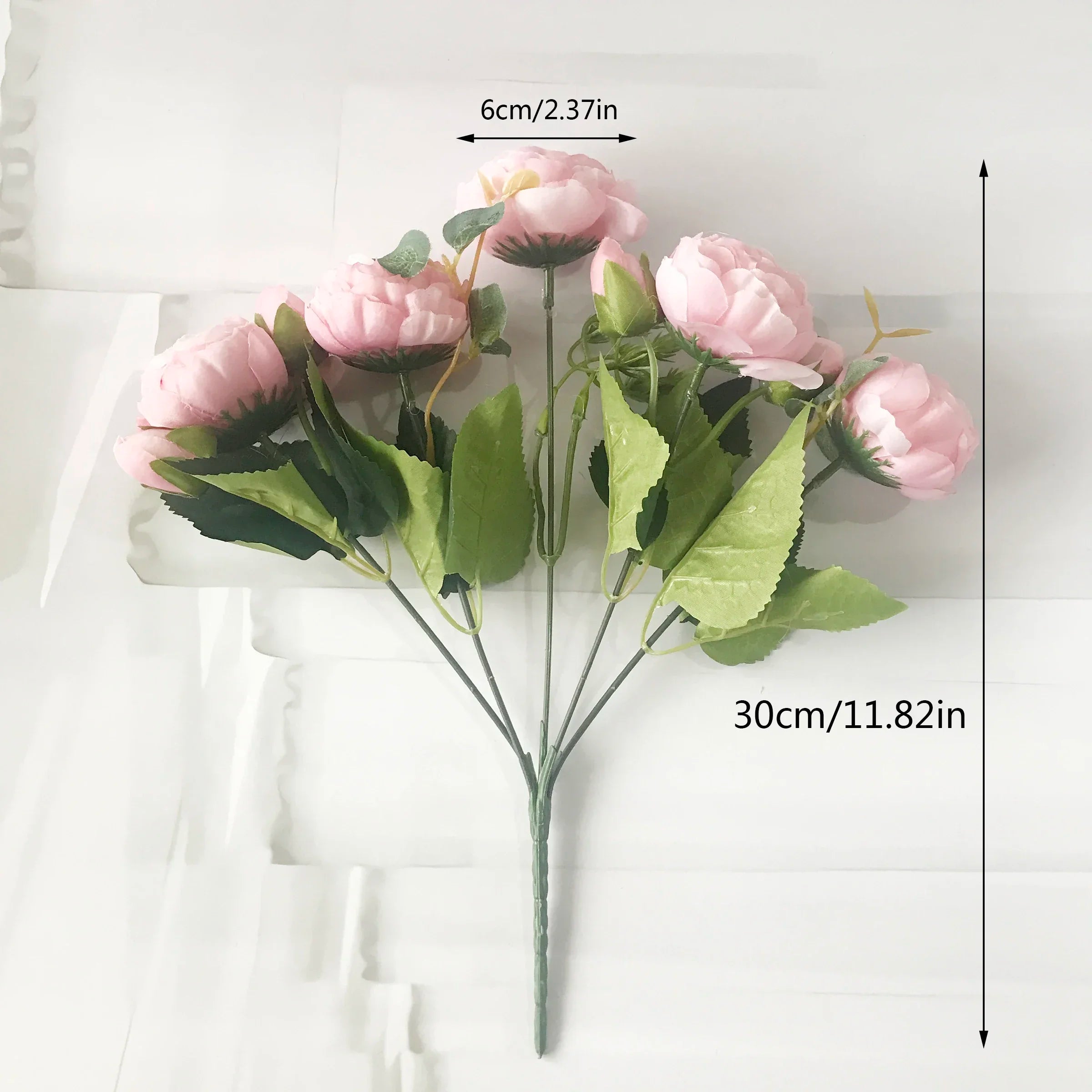 bouquet de pivoines artificielles pour décoration de mariage intérieur - vue 4 sur 17