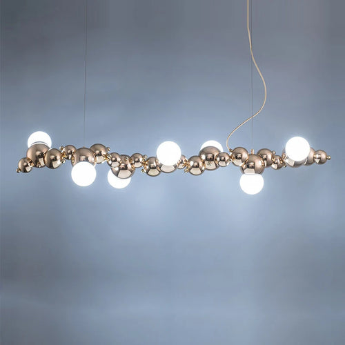 suspension led artistique à intensité variable design moderne - vue 4 sur 16