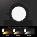 plafonnier led encastré ultra mince en aluminium pour intérieur
