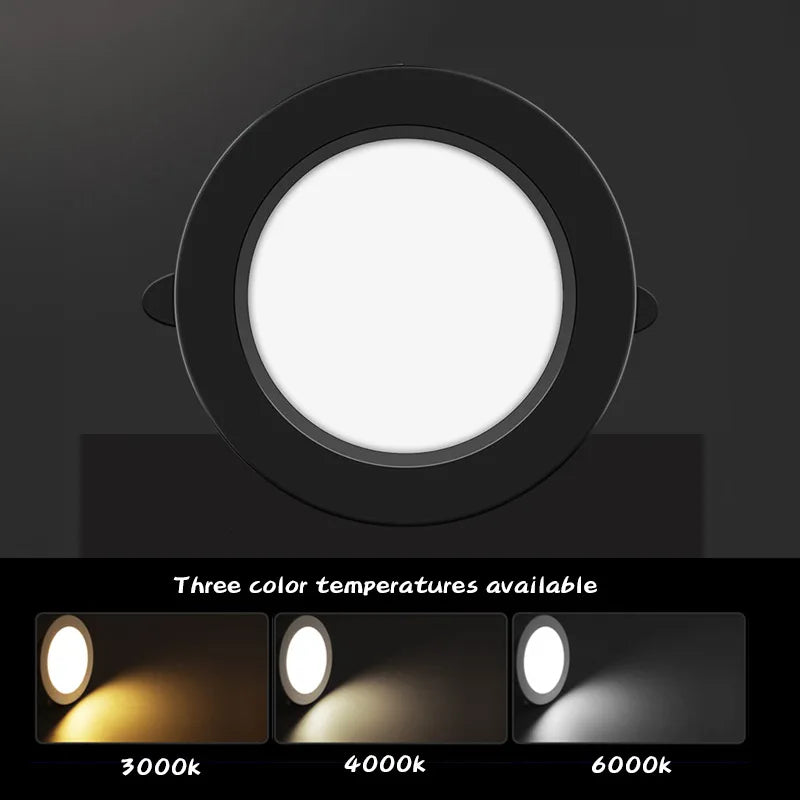 plafonnier led encastré ultra mince en aluminium pour intérieur - vue 4 sur 8
