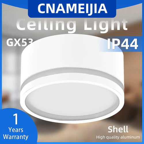 plafonnier led aluminium pour un éclairage intérieur moderne - vue 3 sur 7