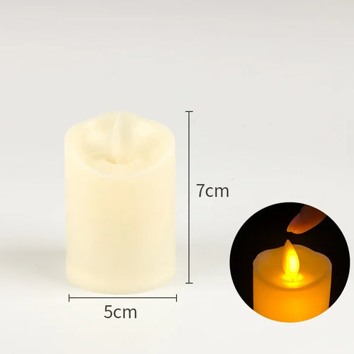 lampe à bougie électrique sans flamme pour décorations de mariage et fêtes - vue 13 sur 14