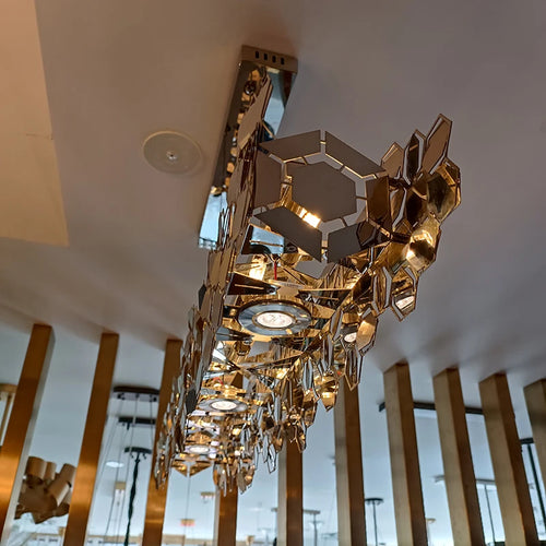 lustre minimaliste haut de gamme pour salle à manger moderne - vue 5 sur 6