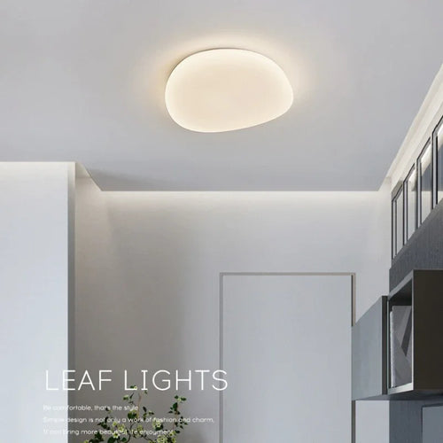plafonnier led moderne nordique en forme de galets pour intérieur - vue 7 sur 7
