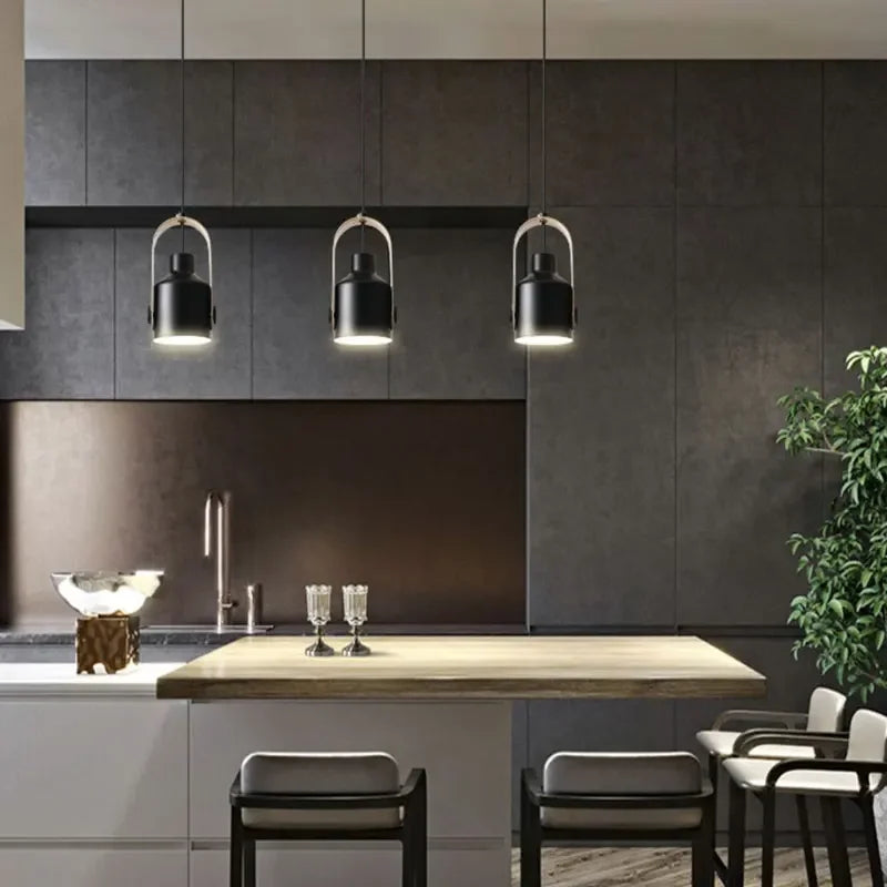 lustre en bois brut design nordique pour éclairage moderne - vue 6 sur 10