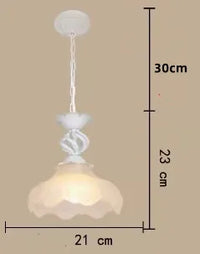 lustre rétro industriel en fer et verre créatif