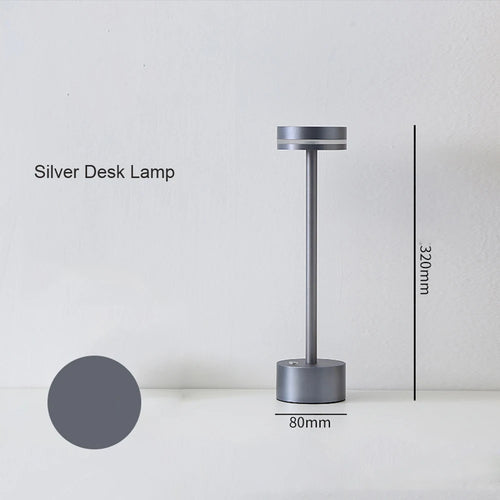 Lampe de Table pour chambre à coucher rechargeable LED interrupteur tactile lampe de bureau pour Restaurant lumières rechargeables USB-C lampe de Table de charge - vue 13 sur 12