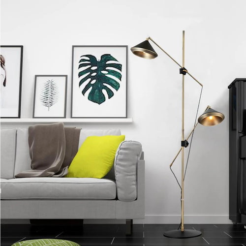 lampadaire moderne avec haut-parleur design luxe réglable - vue 2 sur 7