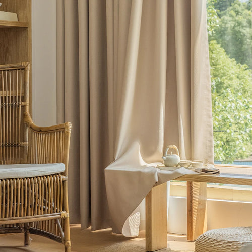 Rideau occultant moderne thermique pour salon et chambre - vue 5 sur 8