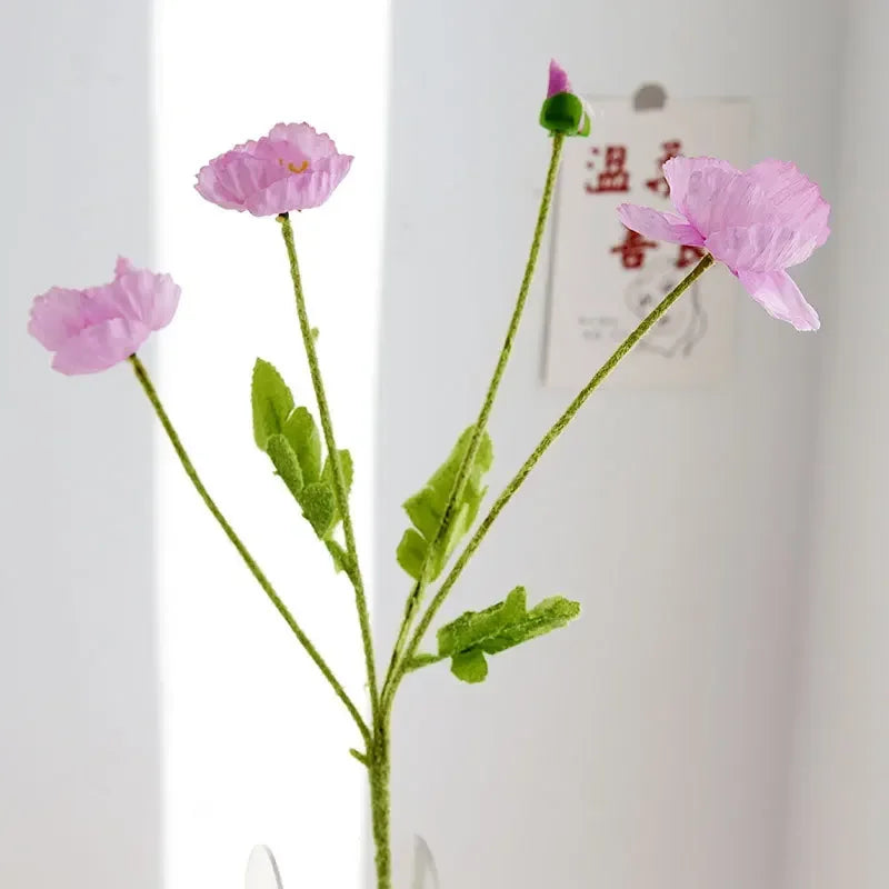 fleurs artificielles coquelicots pour mariage et décoration intérieure - vue 14 sur 25