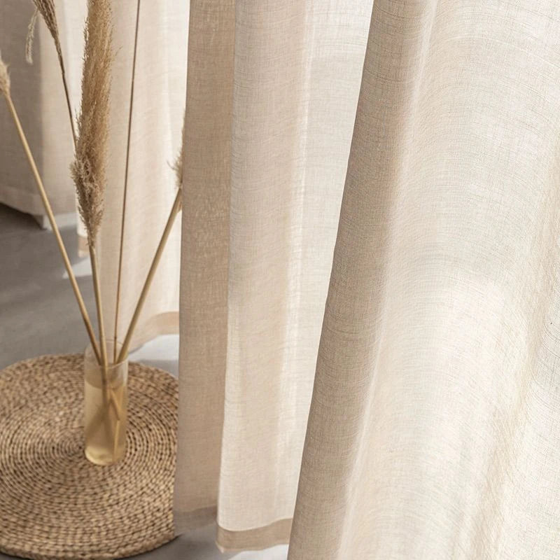 Rideau japonais plissé minimaliste pour salon chambre baie - vue 6 sur 11