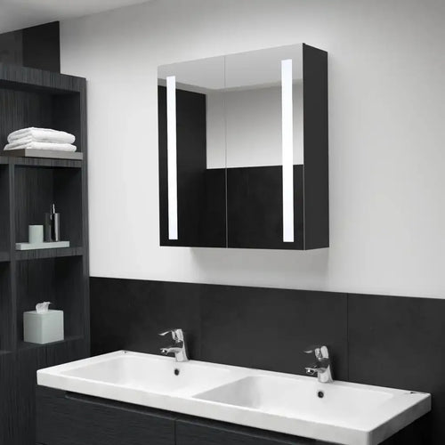 meuble moderne avec éclairage intégré pour rangement élégant - vue 2 sur 7