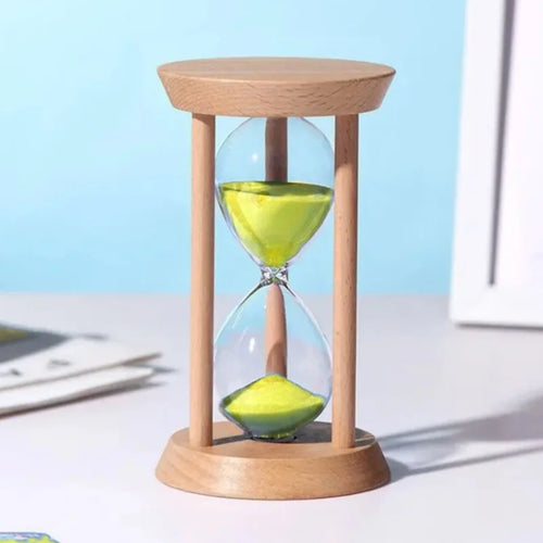 grand sablier en bois créatif pour bureau et enfants - vue 13 sur 12
