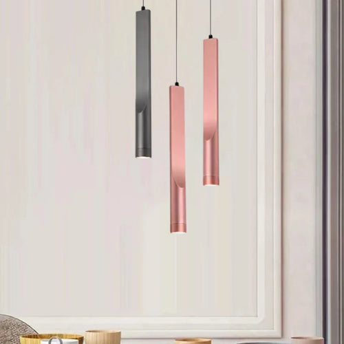 suspension en aluminium style minimaliste 3000k - vue 3 sur 8