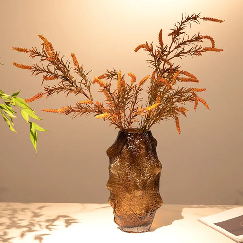 vase en verre concombre de mer pour terrarium décoratif - vue 4 sur 10