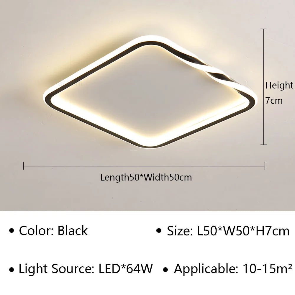 plafonnier led moderne pour décoration intérieure élégante et contemporaine