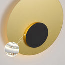 applique murale led lune dorée style nordique décoratif