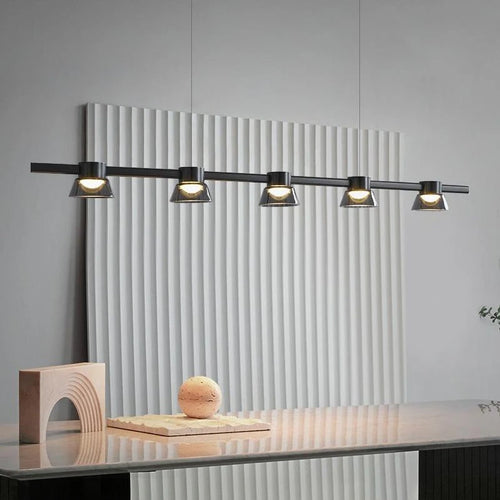lustre en verre minimaliste italien pour intérieur moderne - vue 2 sur 12
