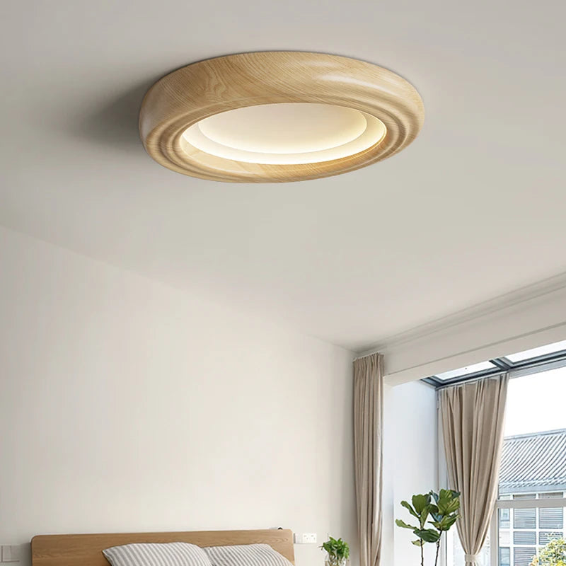 plafonnier nordique moderne créatif rond pour intérieur décoratif - vue 5 sur 12