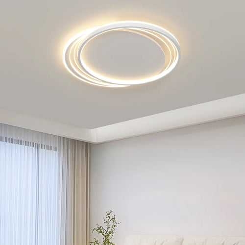 Nordique plafond moderne à LEDs décorations d'éclairage lustres à la maison salon salle à manger cuisine Restaurant créatif rond décor lampes - vue 6 sur 12